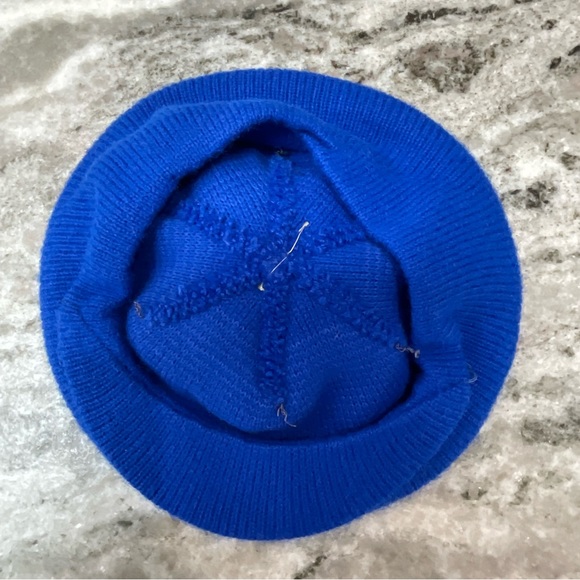 VTG University of Michigan U of M Beanie Cabbie Knit Hat Cap w/ Pom Pom Go Blue - Picture 6 of 7